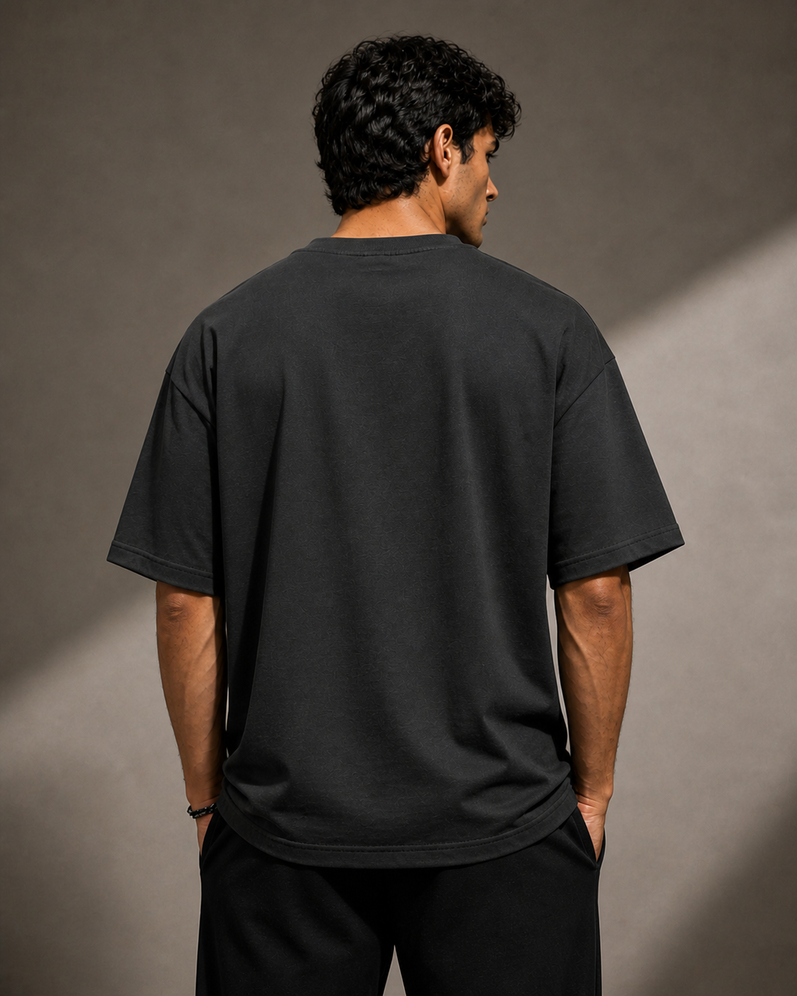 LIROSTYLE Oversized Gym Tee – Heavyweight 240 GSM Cotton