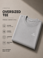 LIROSTYLE Oversized Gym Tee – Heavyweight 240 GSM Cotton