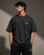LIROSTYLE Oversized Gym Tee – Heavyweight 240 GSM Cotton