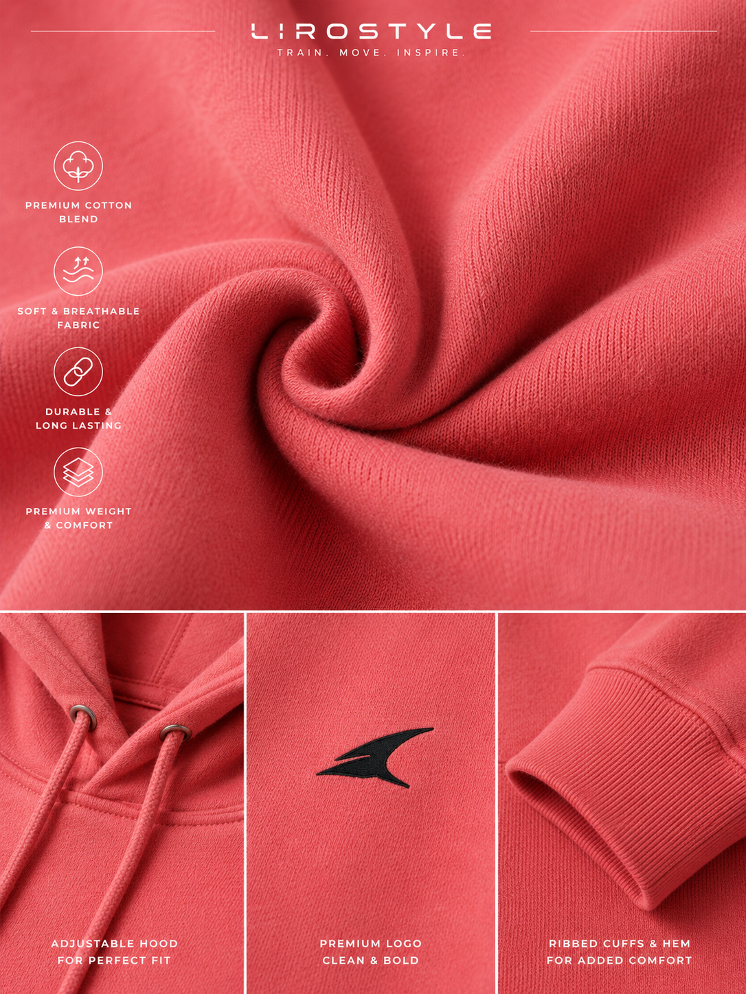 Premium Unisex Hoodie – Heavyweight Comfort (300 GSM)